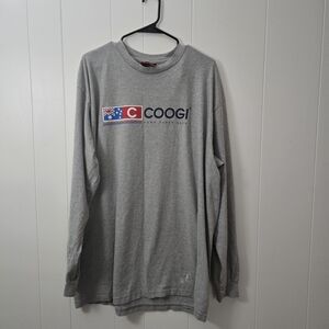 COOGI Gray Logo Long Sleeve Shirt